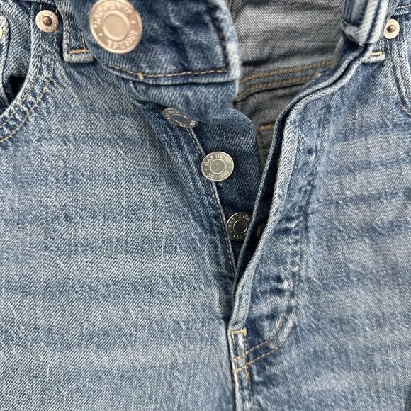 Gap Women's‎ Jeans High Rise Cheeky Straight Button Fly Size 26 - Picture 3 of 6